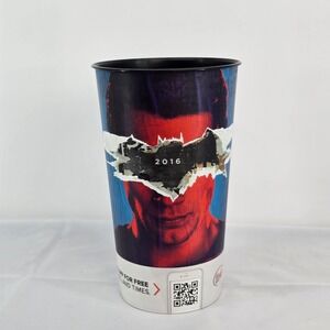 Batman v Superman Dawn of Justice 2016 Movie Theater Souvenir Cup DC Comics